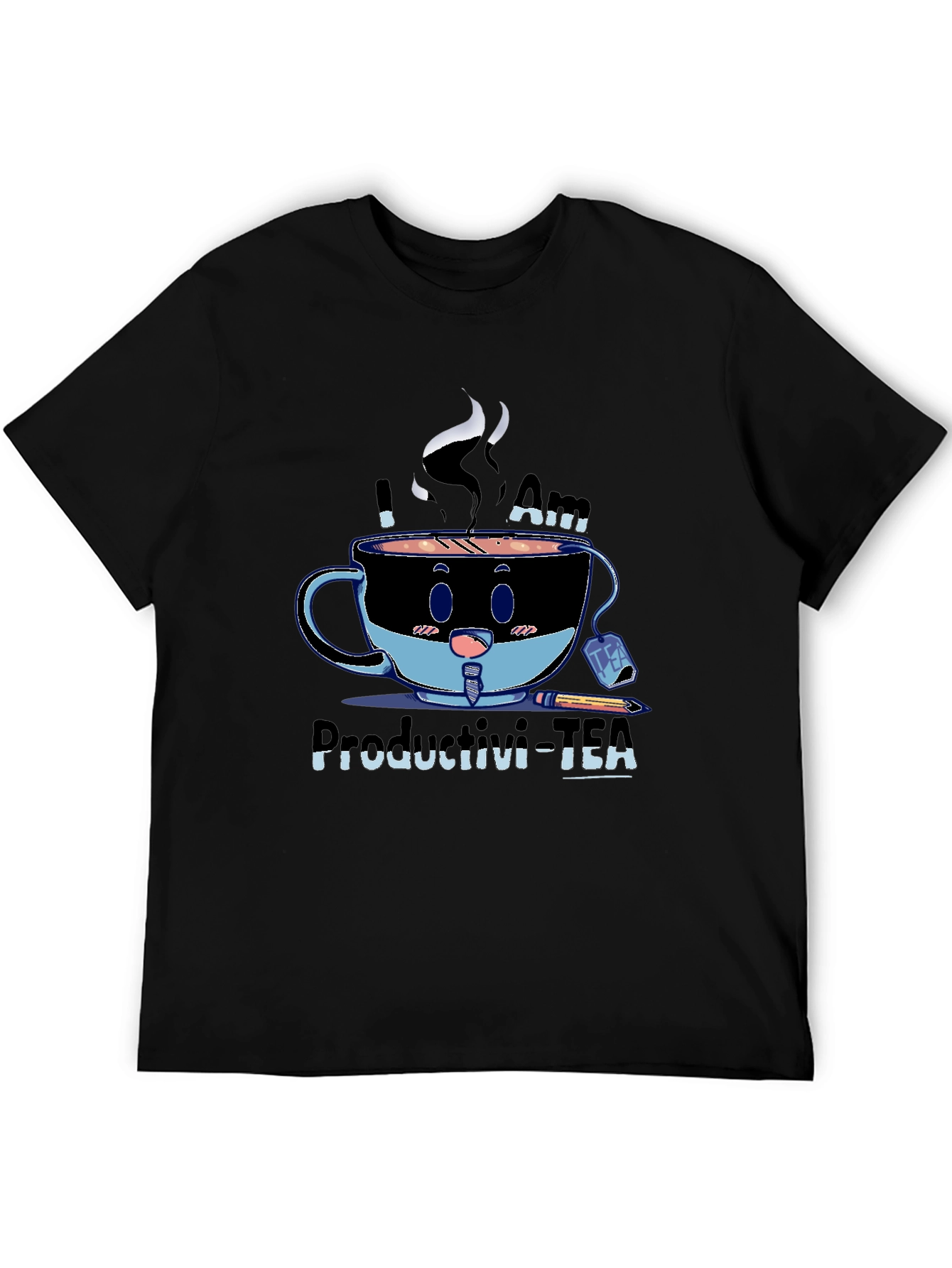 Productivi-TEA Graphic T-Shirt - Black
