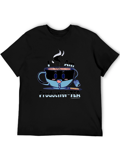 Productivi-TEA Graphic T-Shirt - Black