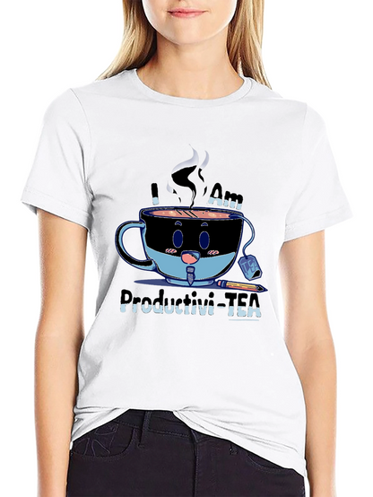 Productivi-TEA Graphic T-Shirt - Black