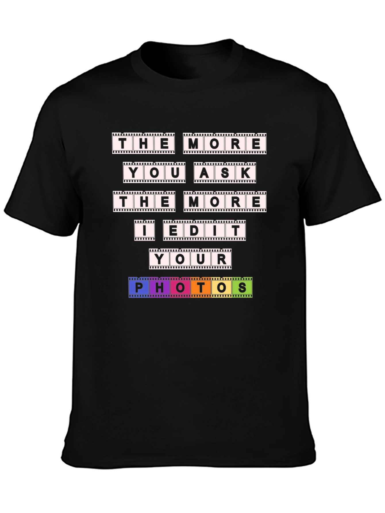 The More You Ask I Edit T-Shirt