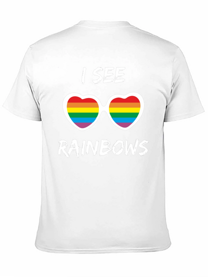 I See Rainbows Pride T-Shirt - Heart Sunglasses