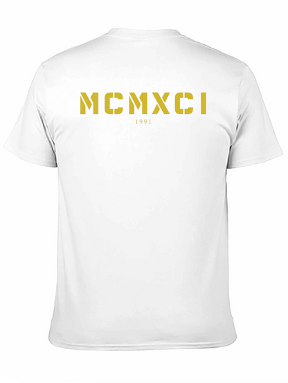 MCMXCI 1991 Graphic T-Shirt
