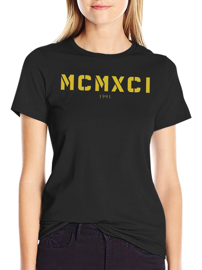 MCMXCI 1991 Graphic T-Shirt