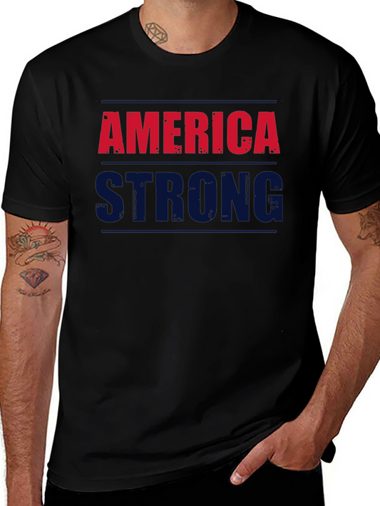 America Strong Graphic T-Shirt