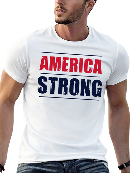 America Strong Graphic T-Shirt
