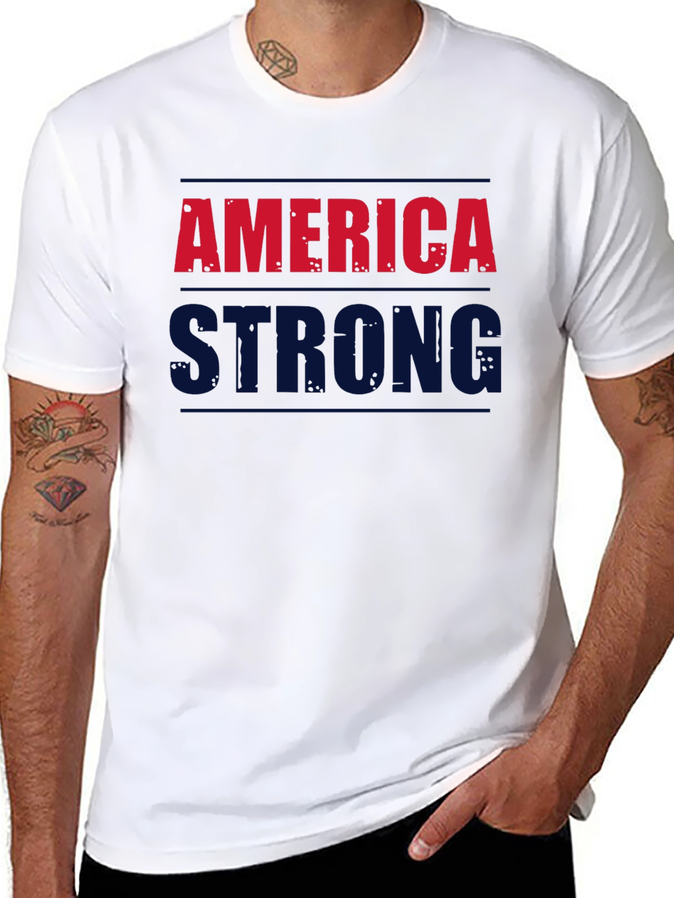 America Strong Graphic T-Shirt