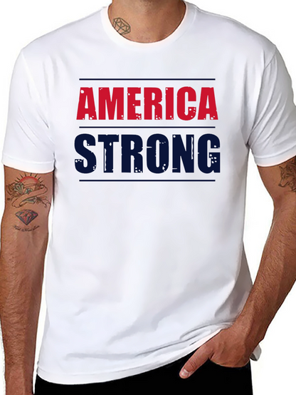 America Strong Graphic T-Shirt