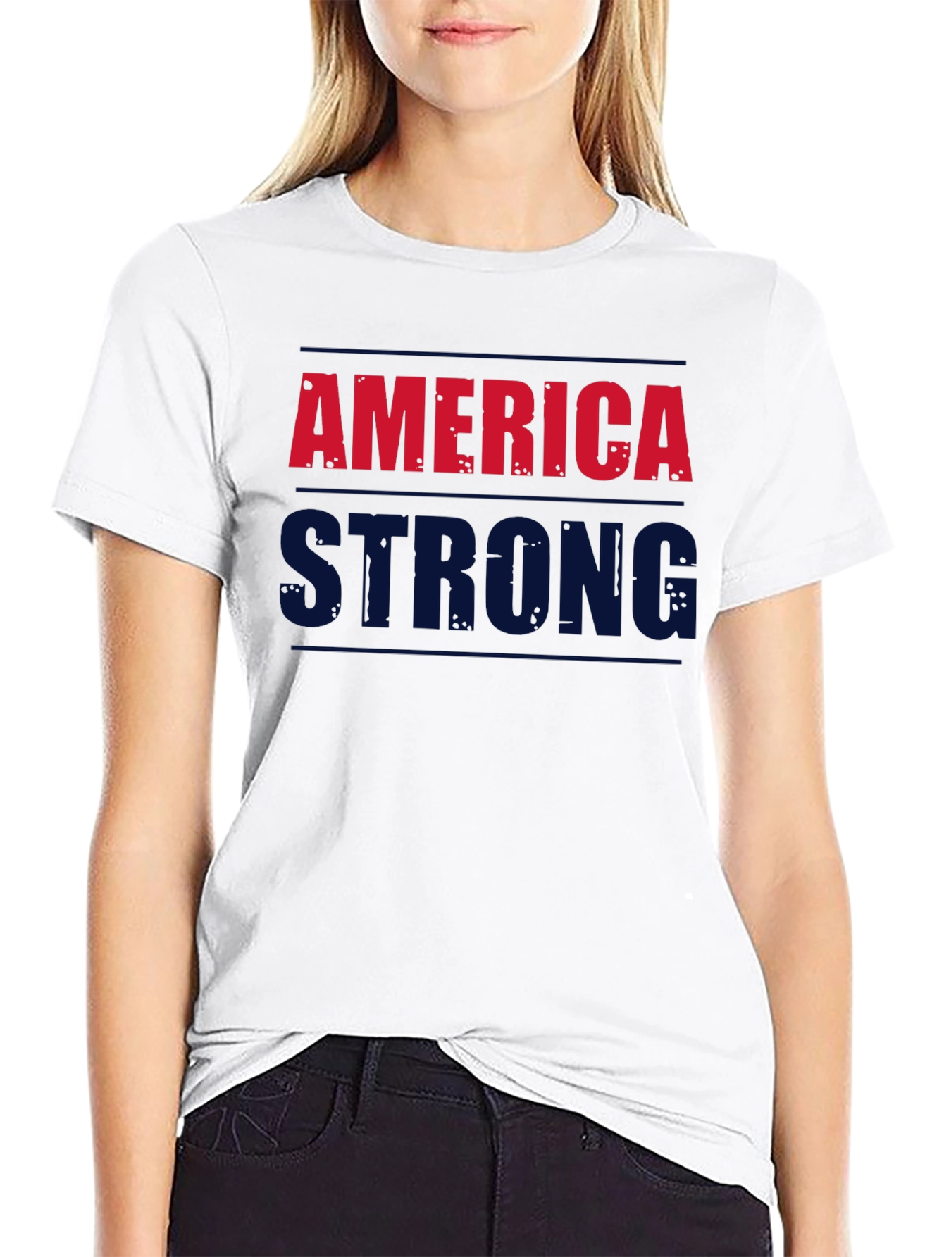 America Strong Graphic T-Shirt
