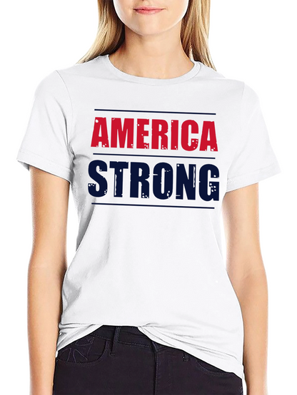 America Strong Graphic T-Shirt