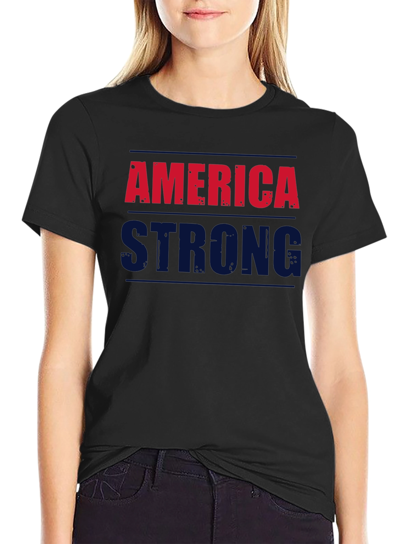 America Strong Graphic T-Shirt