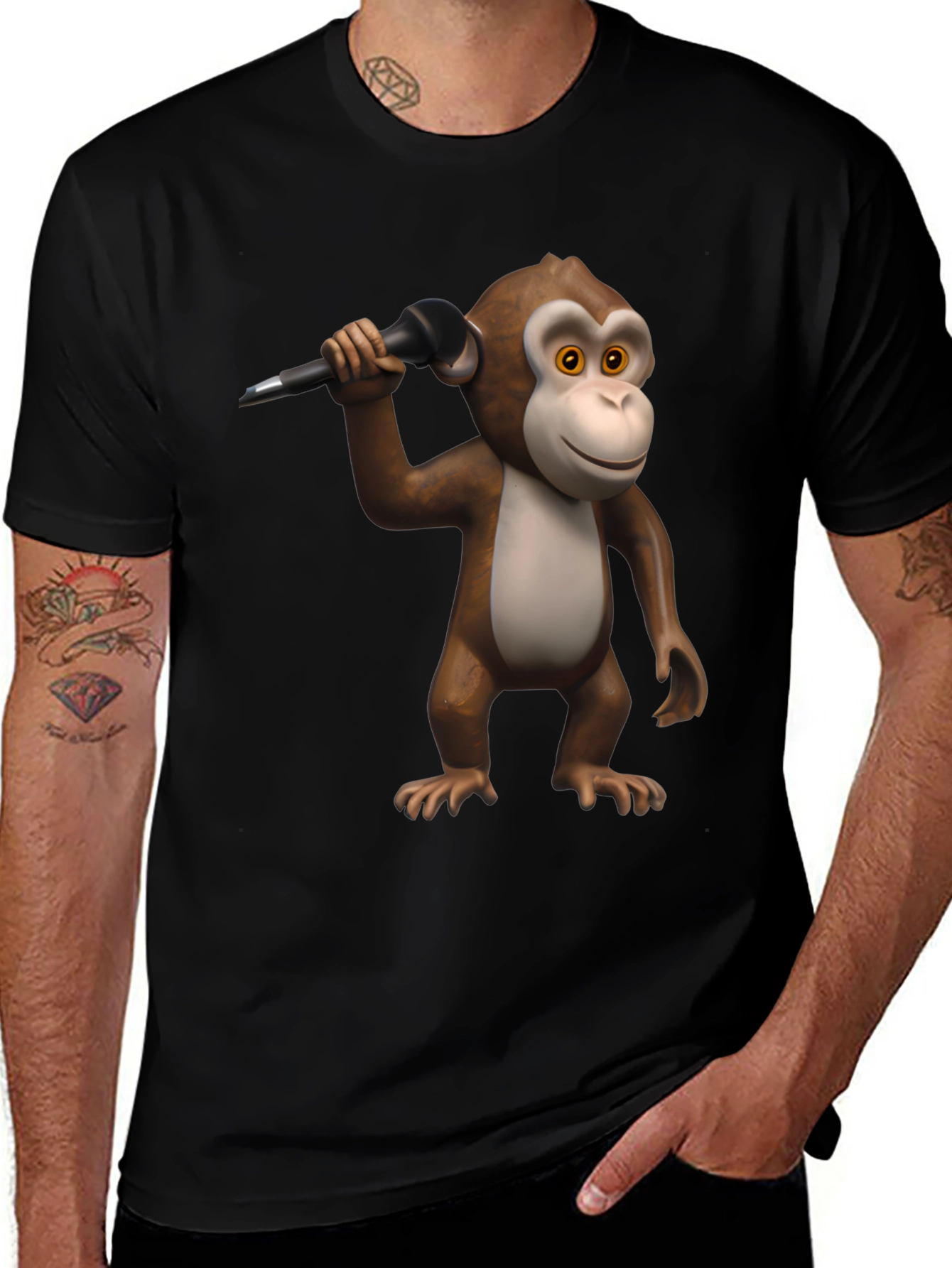 Monkeying Around: Fun Graphic Tee