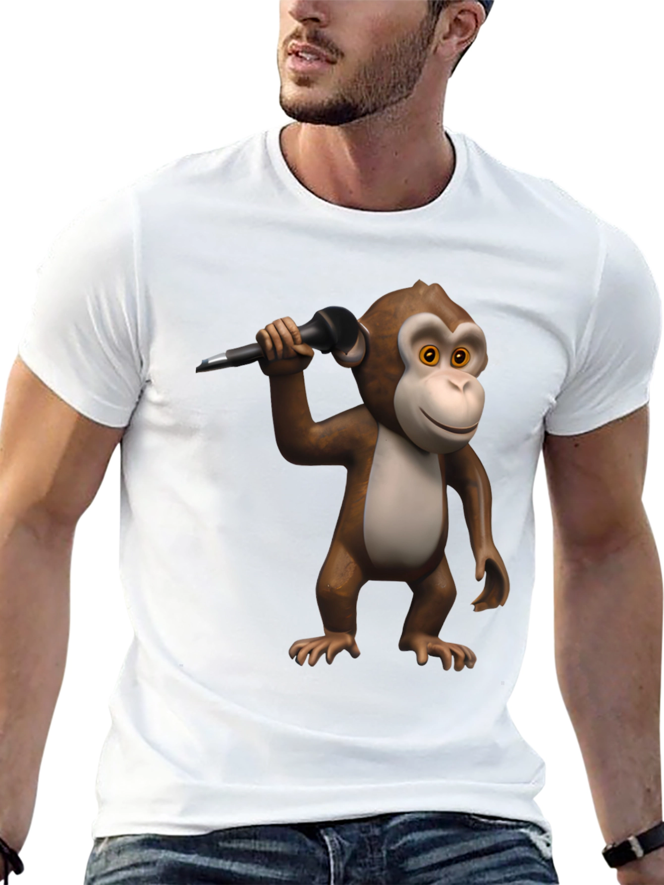 Monkeying Around: Fun Graphic Tee