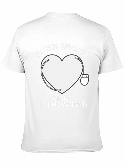 Battery Operated Heart T-Shirt Lifetime Warranty