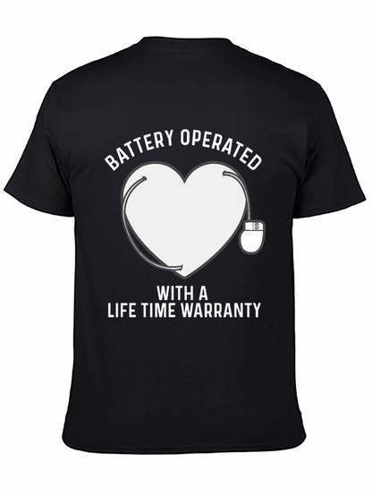 Battery Operated Heart T-Shirt Lifetime Warranty