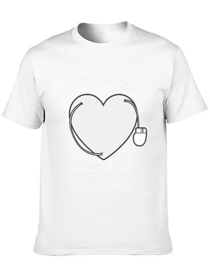 Battery Operated Heart T-Shirt Lifetime Warranty