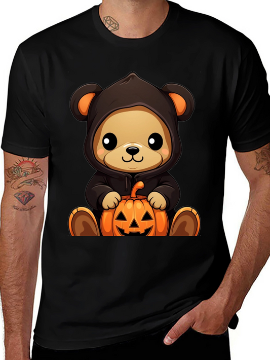 Halloween Teddy Bear Pumpkin T-Shirt