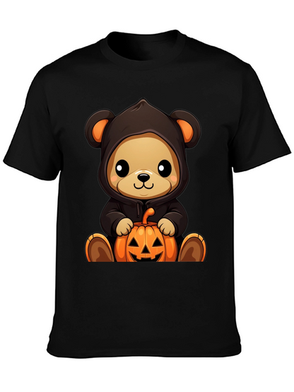 Halloween Teddy Bear Pumpkin T-Shirt