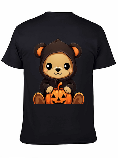 Halloween Teddy Bear Pumpkin T-Shirt