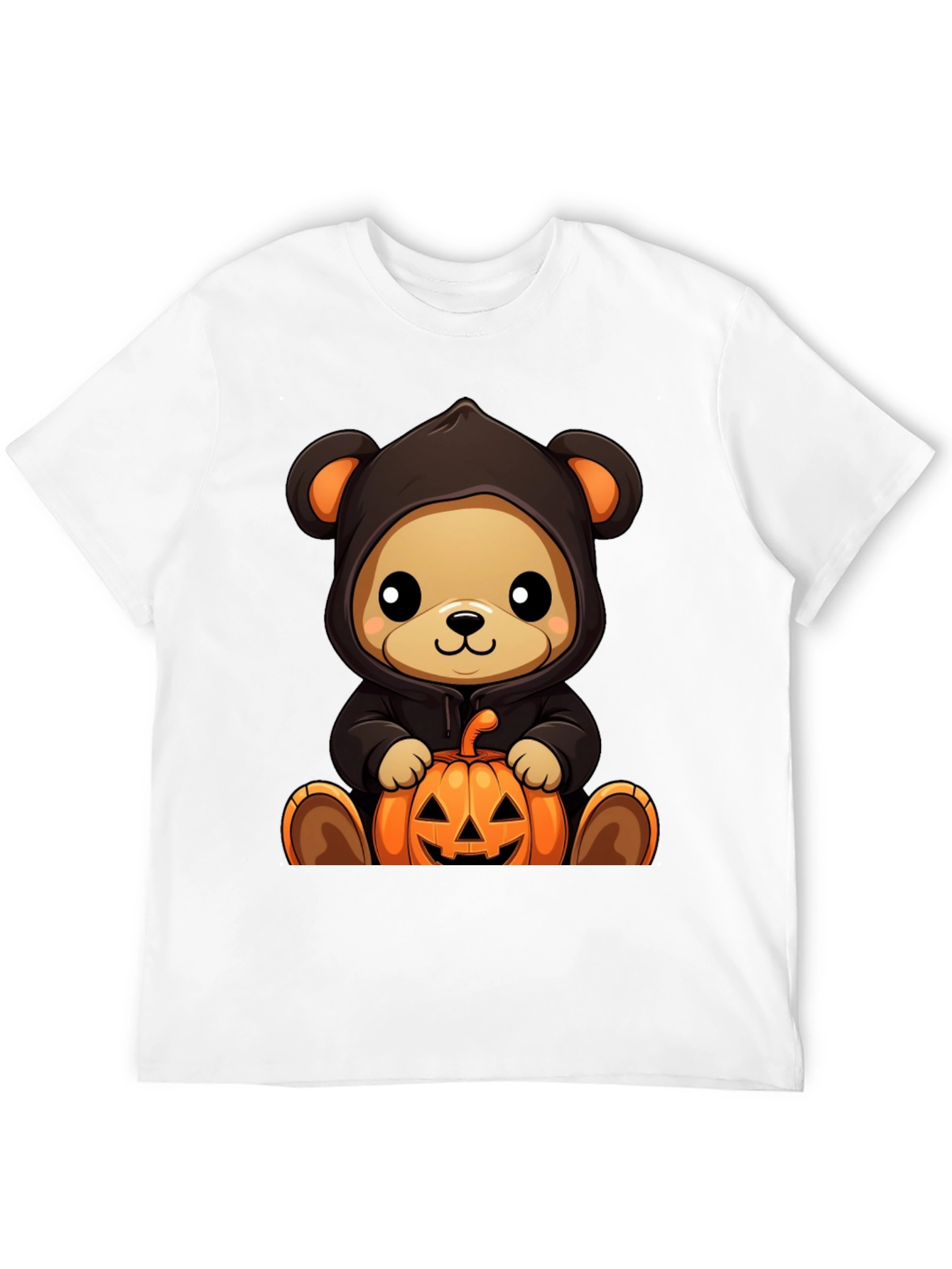 Halloween Teddy Bear Pumpkin T-Shirt