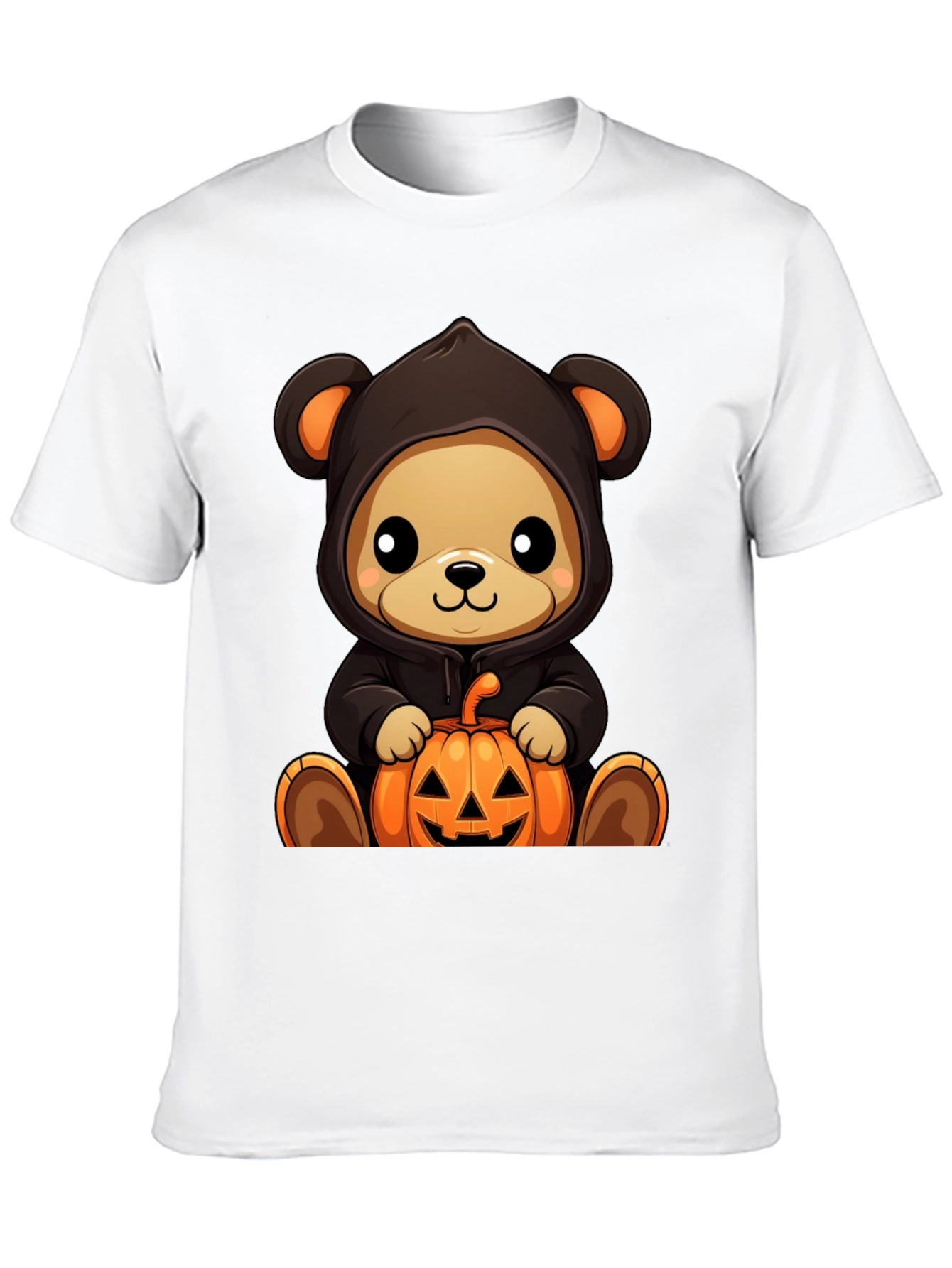 Halloween Teddy Bear Pumpkin T-Shirt