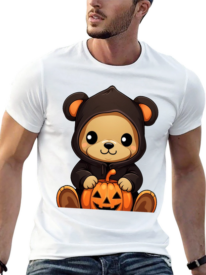 Halloween Teddy Bear Pumpkin T-Shirt