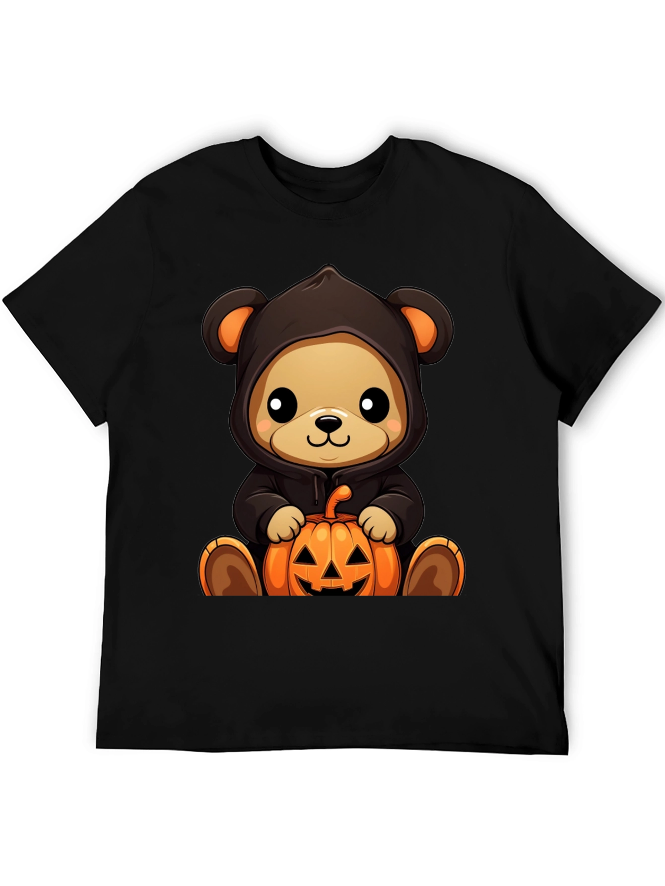Halloween Teddy Bear Pumpkin T-Shirt