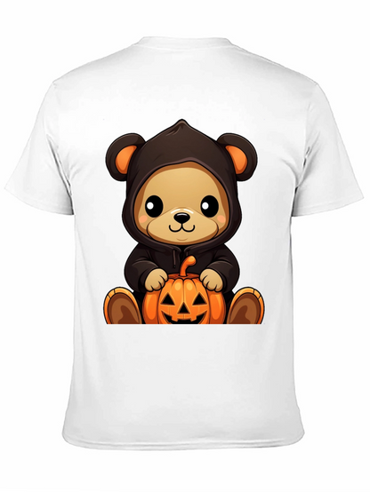 Halloween Teddy Bear Pumpkin T-Shirt