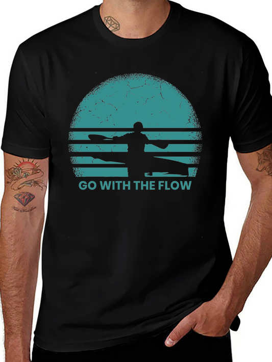 Go With The Flow Kayak T-Shirt