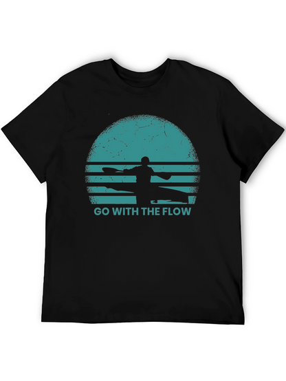 Go With The Flow Kayak T-Shirt