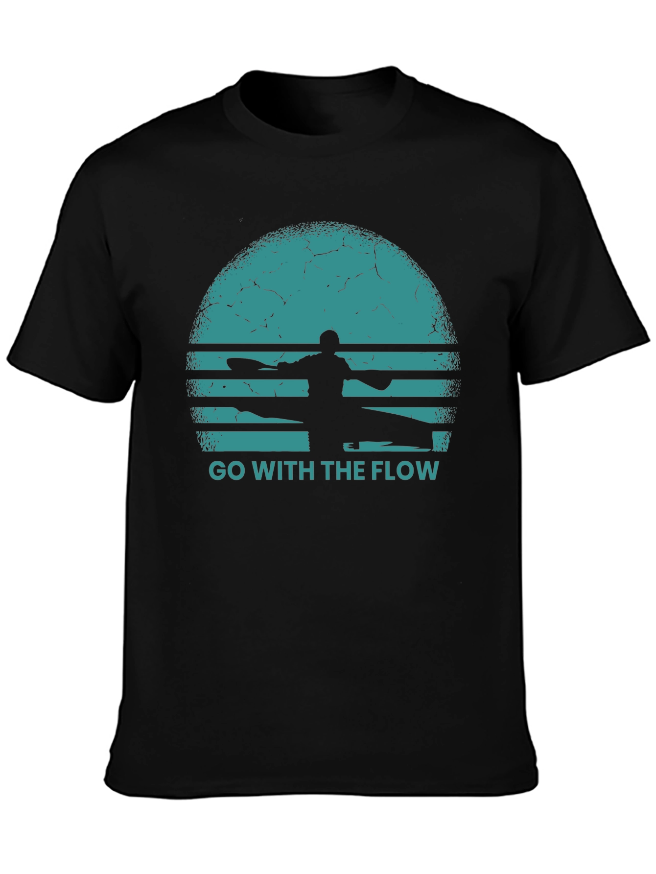 Go With The Flow Kayak T-Shirt