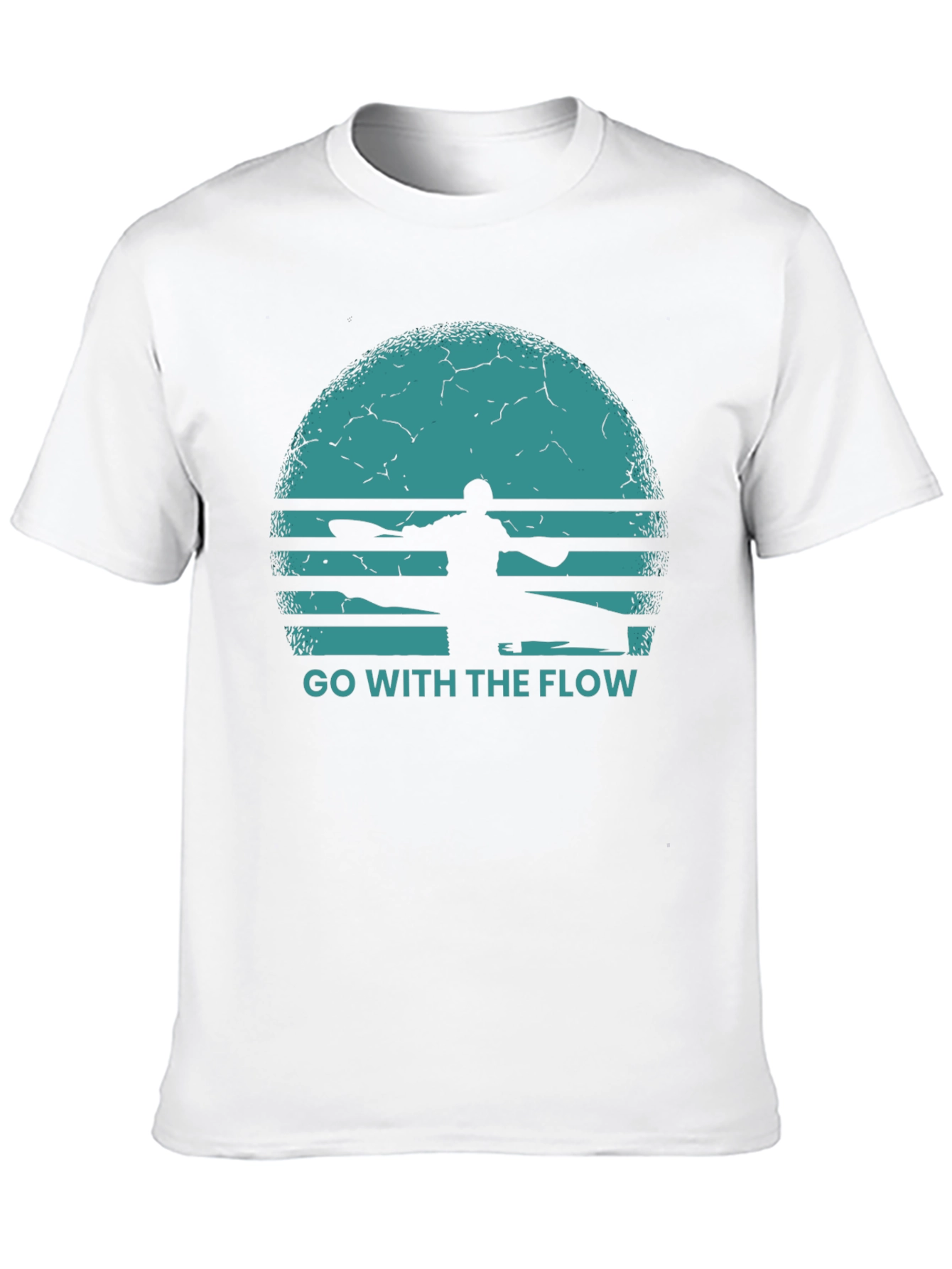 Go With The Flow Kayak T-Shirt