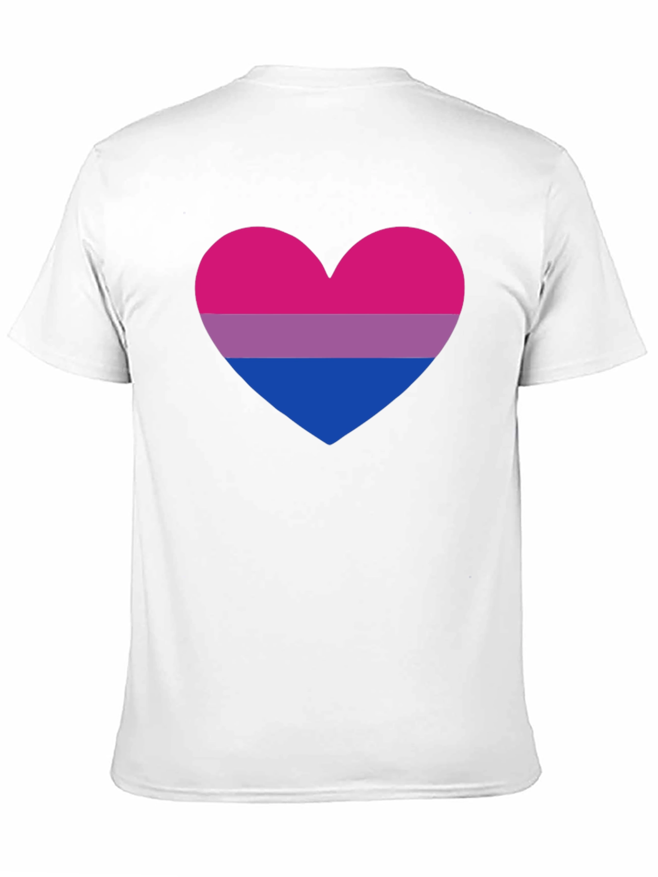Bisexual Pride Heart T-Shirt - LGBTQ+ Tee