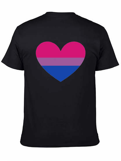 Bisexual Pride Heart T-Shirt - LGBTQ+ Tee