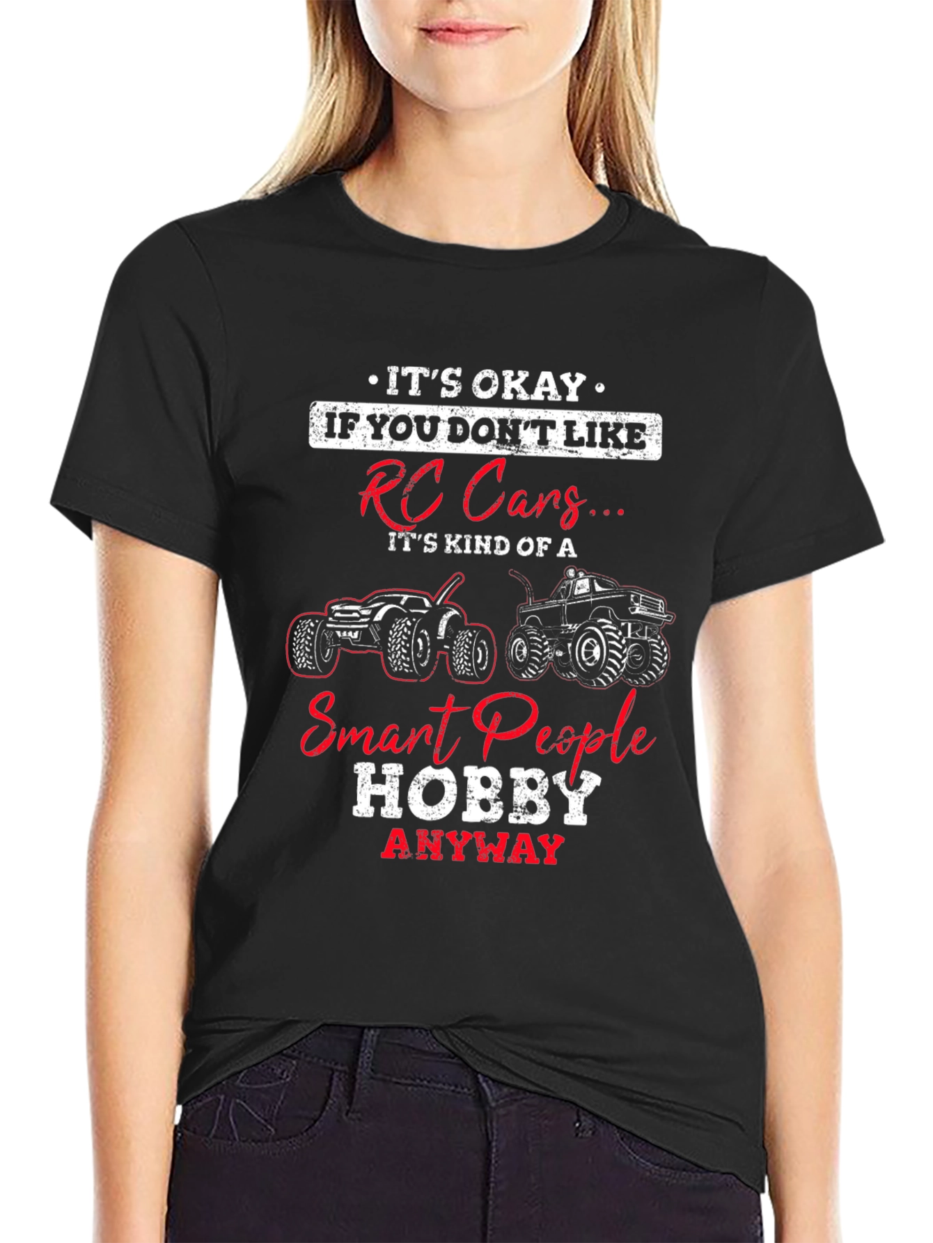 RC Cars Hobby T-Shirt - Smart People Design