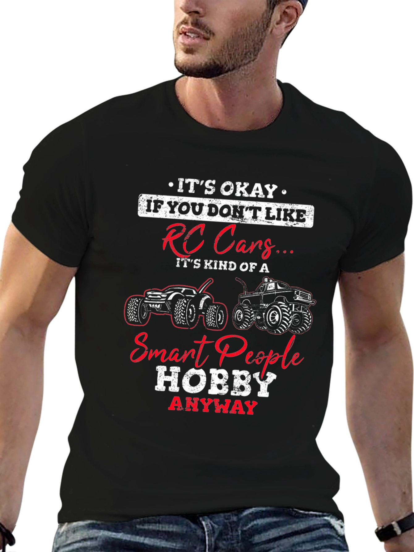 RC Cars Hobby T-Shirt - Smart People Design
