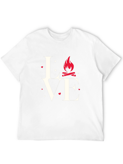 Love Camping Graphic T-Shirt - Black