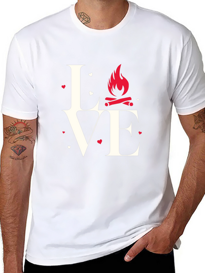Love Camping Graphic T-Shirt - Black