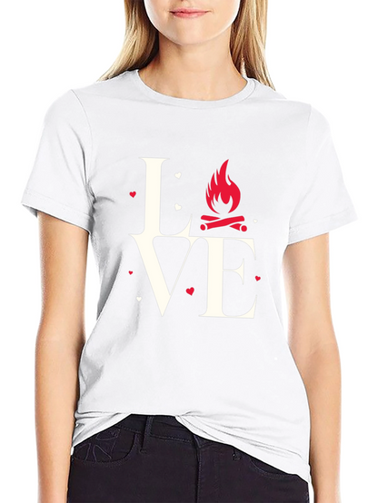 Love Camping Graphic T-Shirt - Black