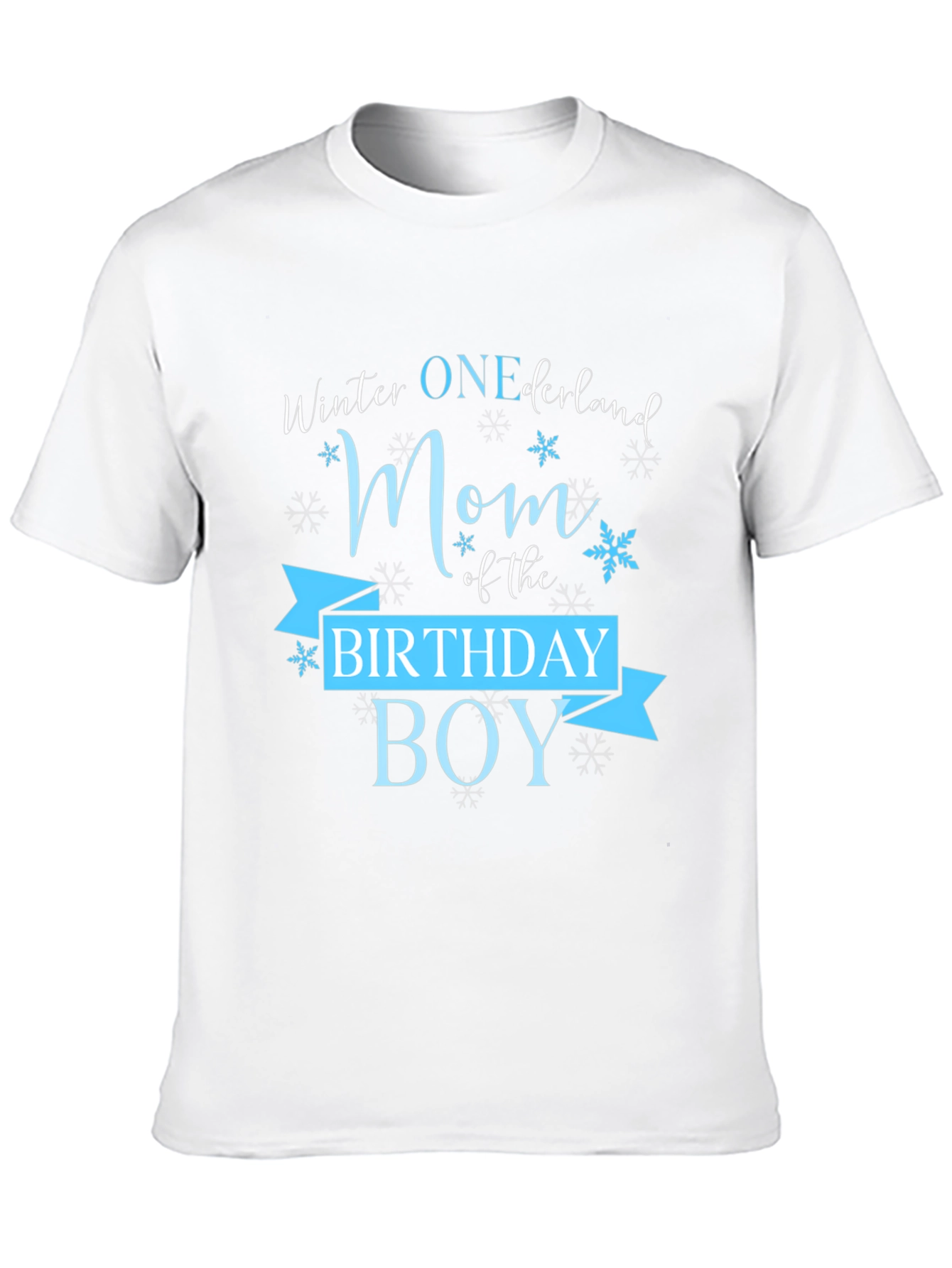 Winter ONEderland Mom Birthday Boy T-Shirt