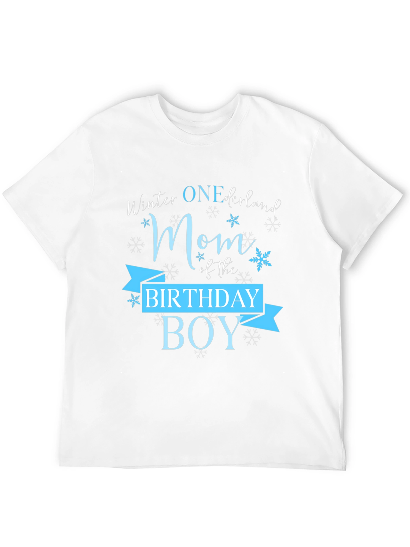Winter ONEderland Mom Birthday Boy T-Shirt