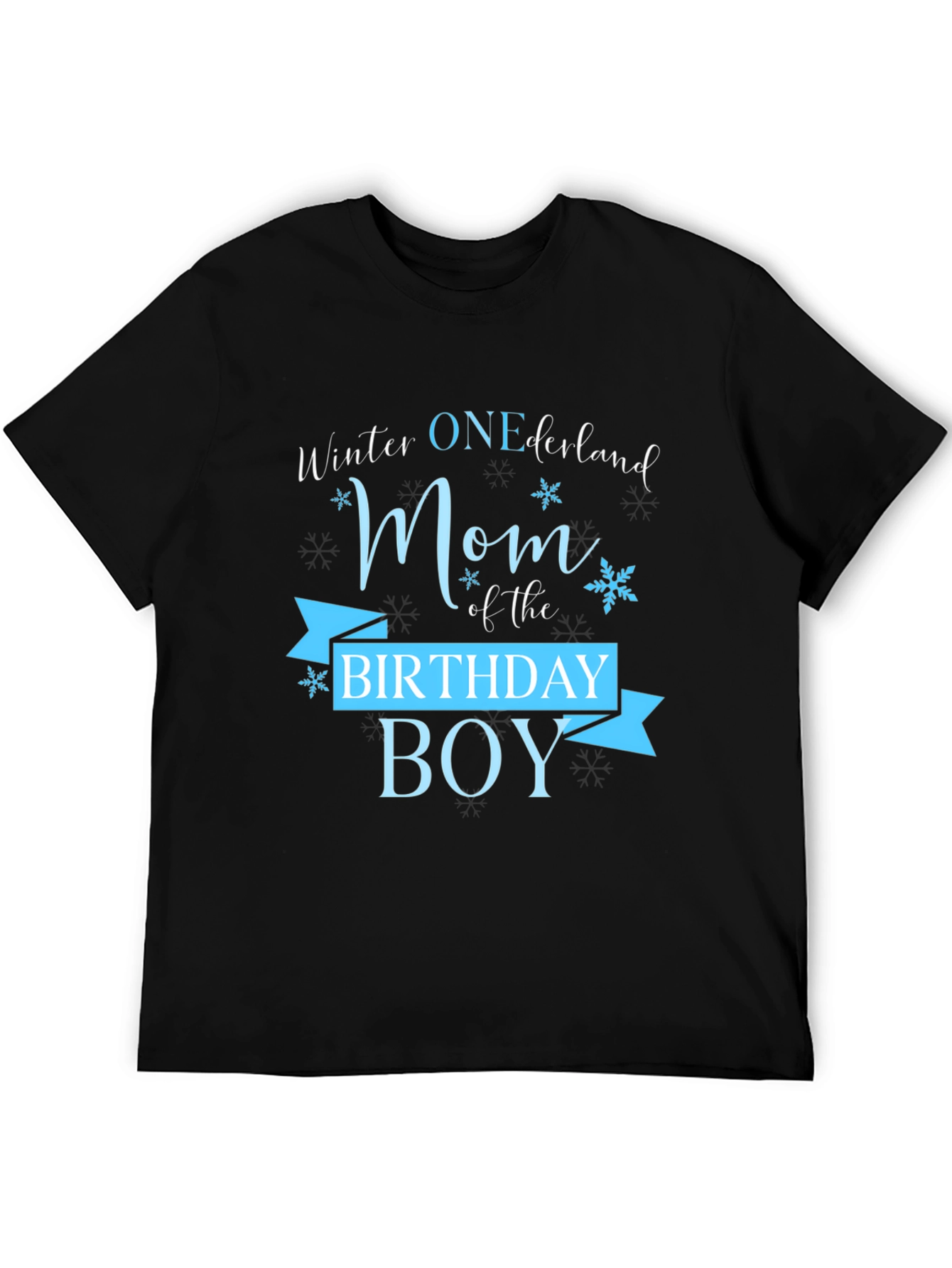 Winter ONEderland Mom Birthday Boy T-Shirt
