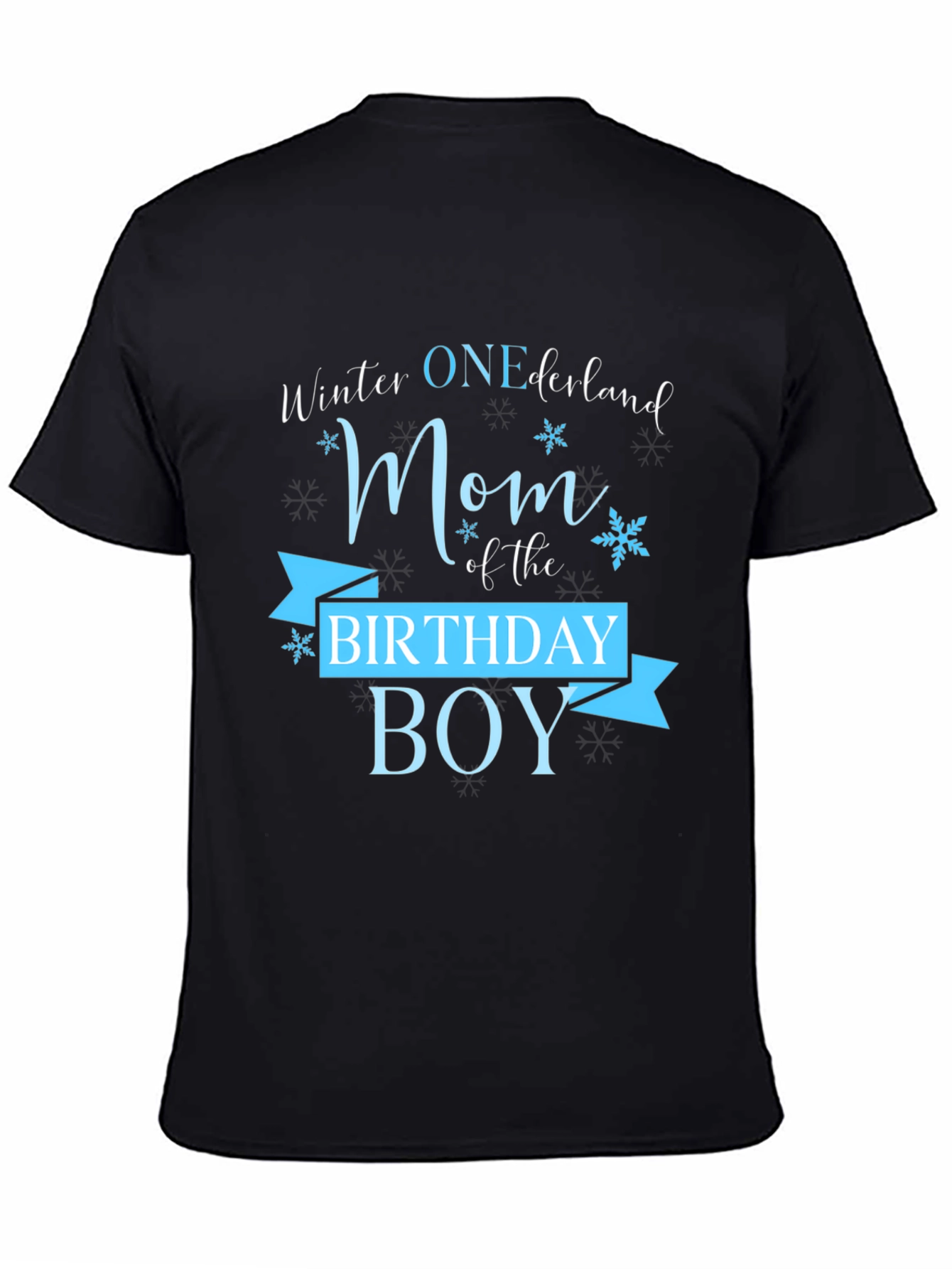Winter ONEderland Mom Birthday Boy T-Shirt