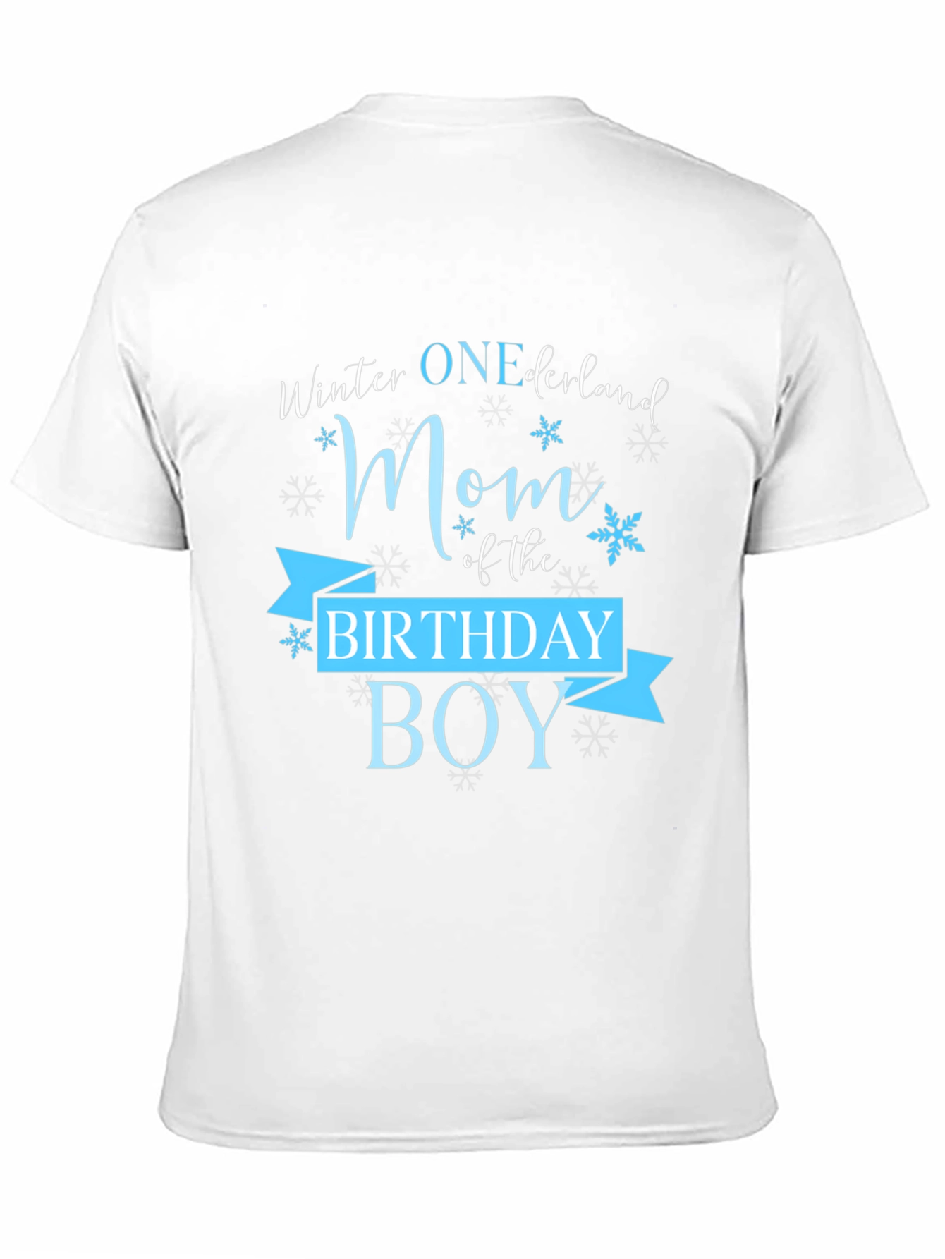 Winter ONEderland Mom Birthday Boy T-Shirt