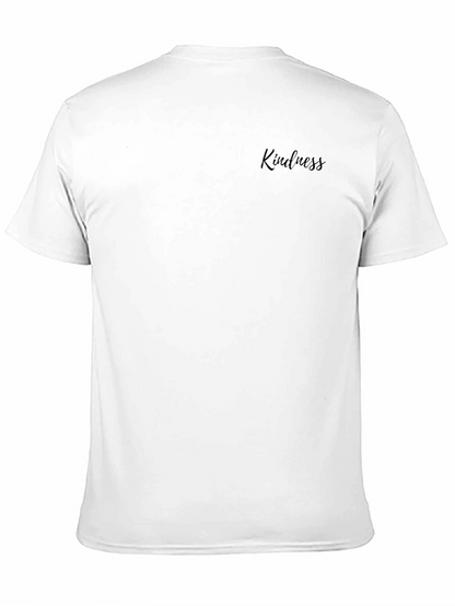 Kindness Script Black Crew Neck T-Shirt