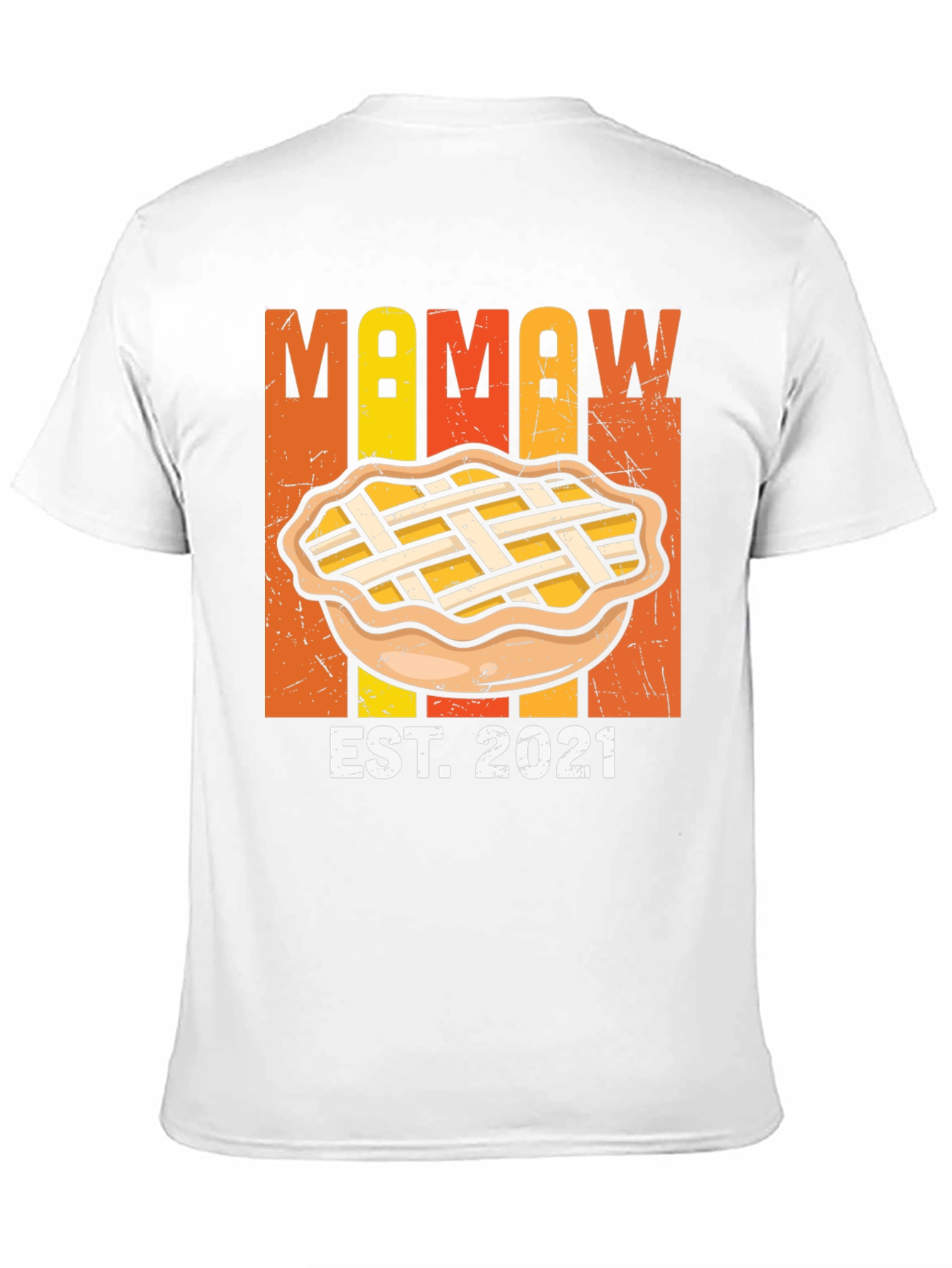 Mamaw Est. 2021 Pie T-Shirt
