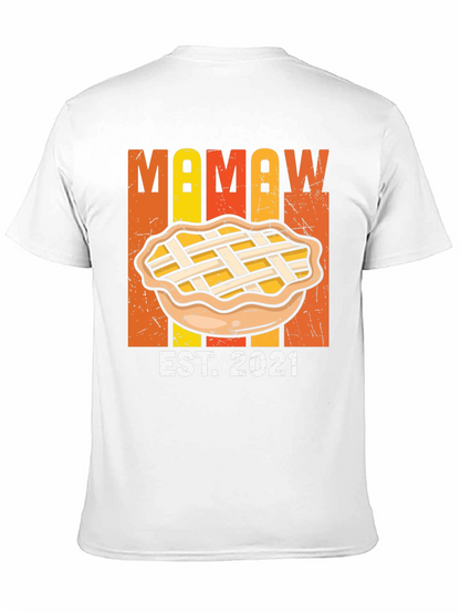 Mamaw Est. 2021 Pie T-Shirt