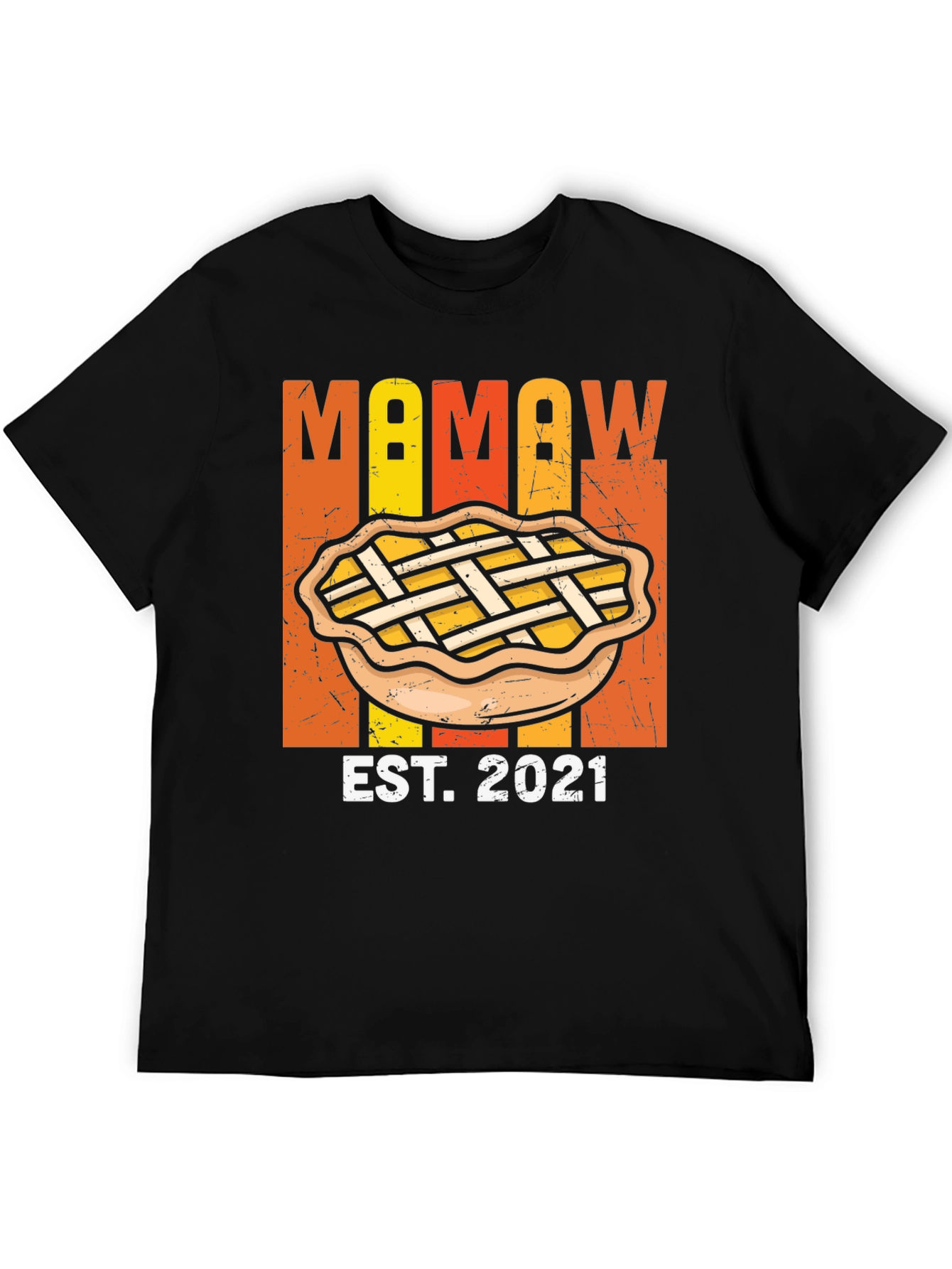 Mamaw Est. 2021 Pie T-Shirt