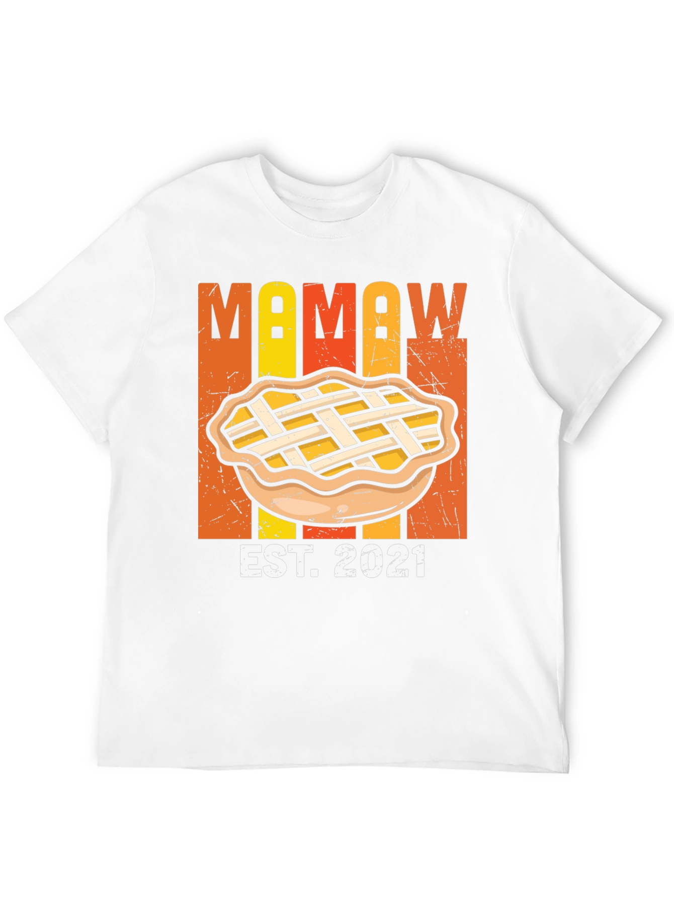 Mamaw Est. 2021 Pie T-Shirt