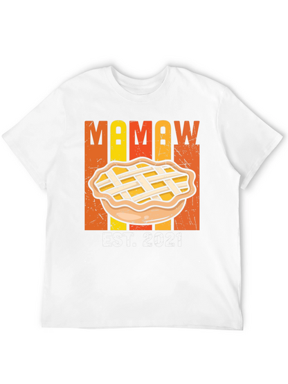 Mamaw Est. 2021 Pie T-Shirt