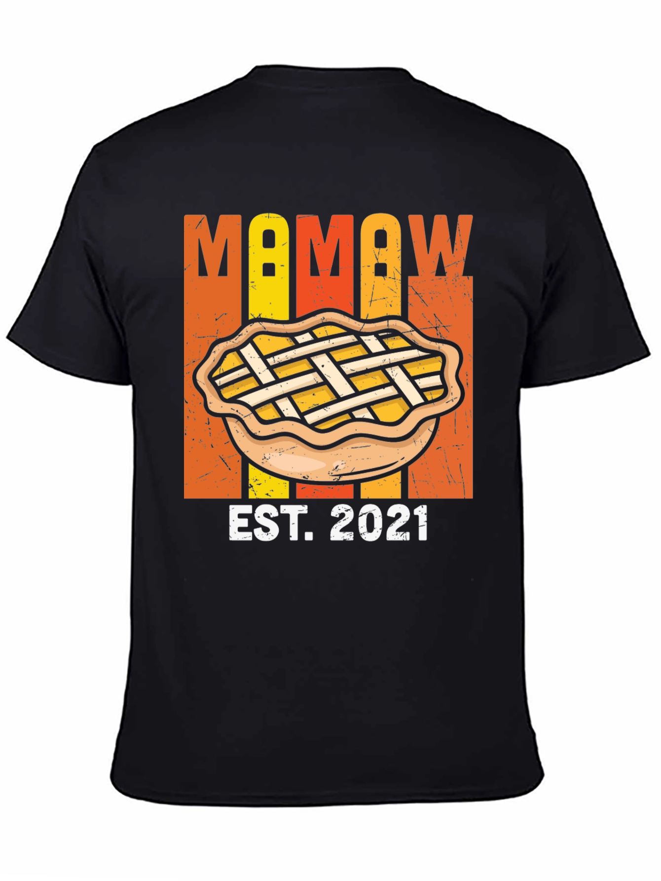 Mamaw Est. 2021 Pie T-Shirt